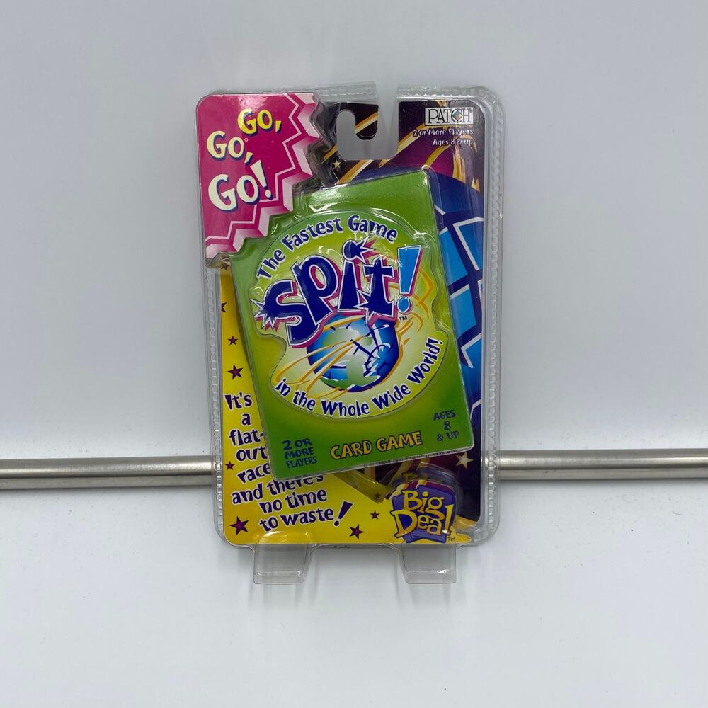 SPIT! Card Game “Fastest Game in the World" Patch Big Deal 2005 NEW